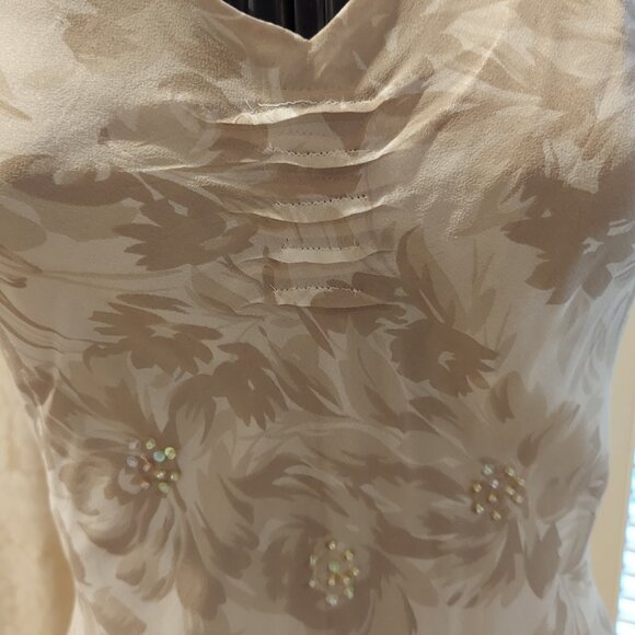 Dreamy 100% Silk Gown Size 6 - Picture 2 of 7